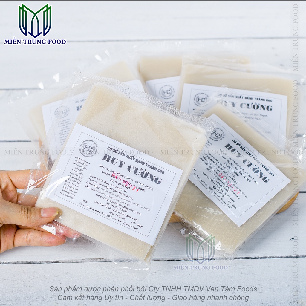 Bánh tráng gạo  Huy Cường đặc sản làng nghề Quảng Ngãi