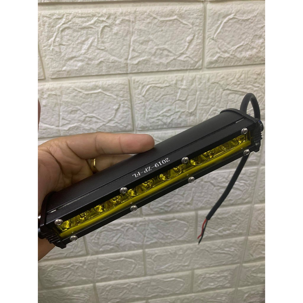 Đèn Trợ Sáng 6 Led Vàng Dài Kiểu Dáng Hammer Led Bar 20cm gọn nhỏ
