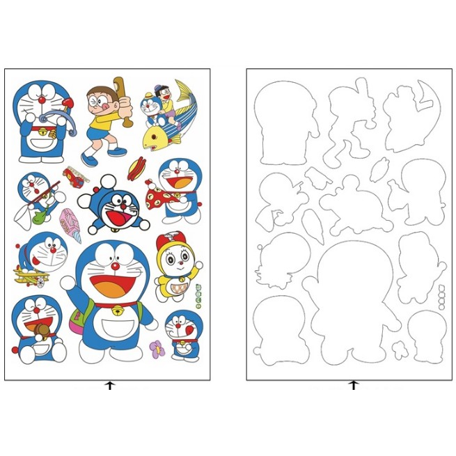 NHIỀU MẪU - Decal trang trí Doremon và Các Bạn