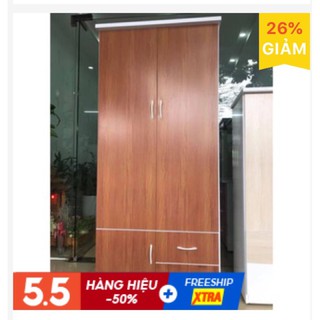 Tủ Quần Áo Nhựa Đài Loan 2 cánh Tiện Lợi Chịu Lực Tốt Tủ Đựng Quần Áo Giá Tốt Nhất