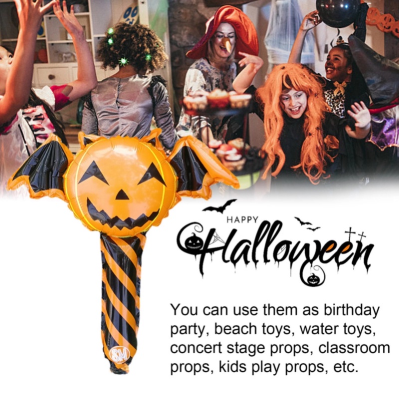 1 Bong Bóng Bơm Hơi Hình Nhện Trang Trí Halloween