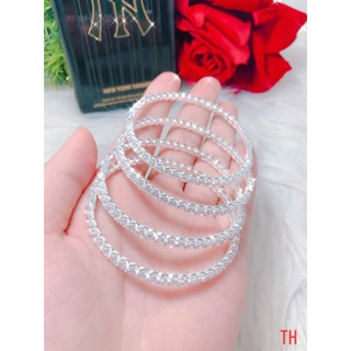 Lắc tay bạc đính đá - full đá