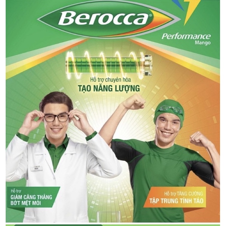 [Mã 44FMCGSALE1 giảm 10% đơn 250K] [CHÍNH HÃNG] Viên Sủi Berocca vị cam