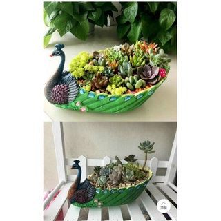 Giảm Giá Chậu Sứ Chậu Trồng Cây Hình Con Công Chậu Trồng Hoa Chậu Cây Cảnh.  - Beecost