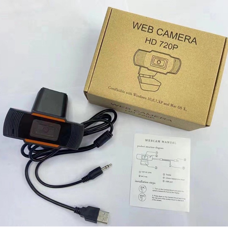 Webcam Máy Tính Có Mic Hỗ Trợ Học Online Livestream Và Làm Việc Hình Ảnh Âm Thanh Rõ Nét - Bảo Hành 12 Tháng