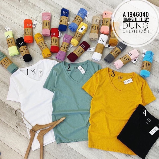 BÁN SỈ ÁO PHÔNG CUỘN G.A.P CỔ TIM CHO NỮ | BigBuy360 - bigbuy360.vn