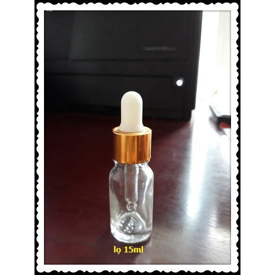 Combo 20 lọ thủy tinh nắp bóp 15ml