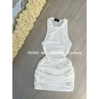 Đầm body rúm -Ảnh chụp thật