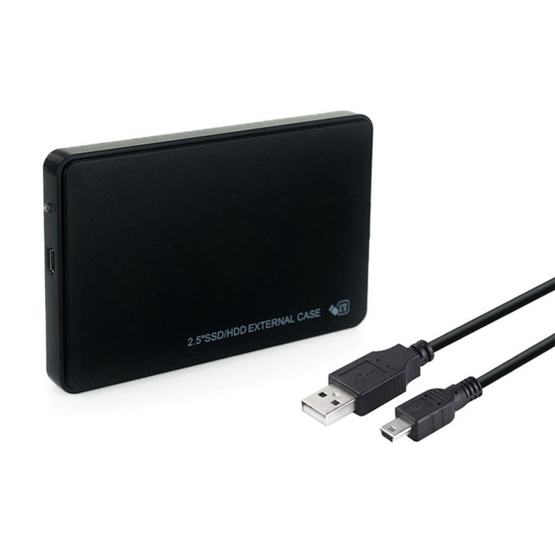 2.5 Inch External Hd Case USB2.0 to Sata Hdd Ssd Case 5Gbps Sd Disk Case Hdd Drive Enclosure for Notebook Desktop Pc