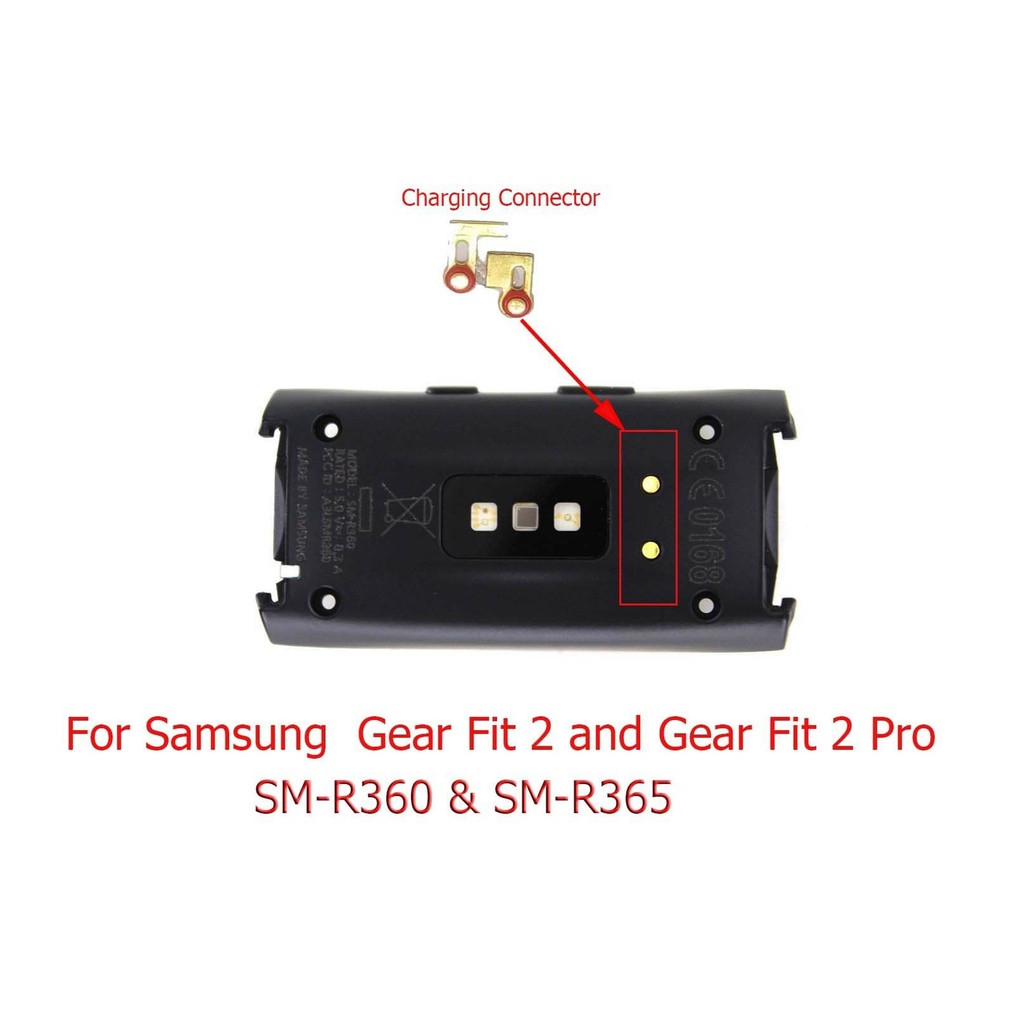 1 Cặp Khớp Nối Sạc Cho Đồng Hồ Thông Minh Samsung Gear Fit 2(SM-R360) /Fit2 Pro (SM-R365)