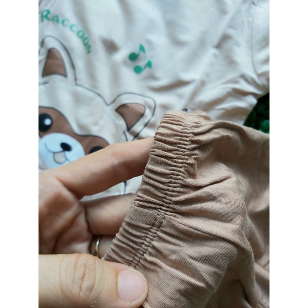(6-&gt;18 tháng) Bộ cộc tay cài vai bé trai Dokma - vải sợi tre kháng khuẩn, siêu mềm thoáng, ngăn tia UV (DCV1-DB846)