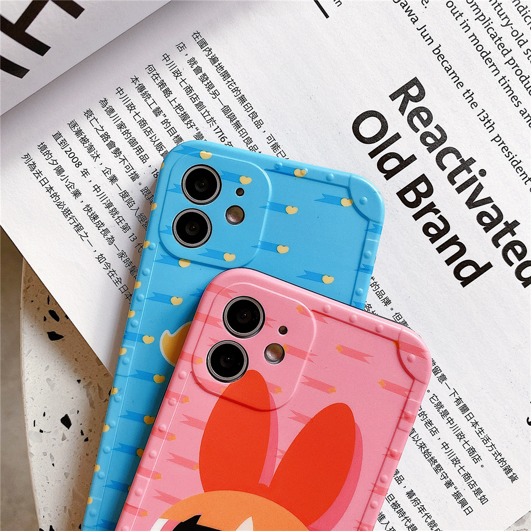 Ốp điện thoại từ nhựa mềm in hình Powerpuff Girls cho iPhone12 mini 11 PRO MAX 7/8plus SE2020 X/XS XR XSMAX | BigBuy360 - bigbuy360.vn