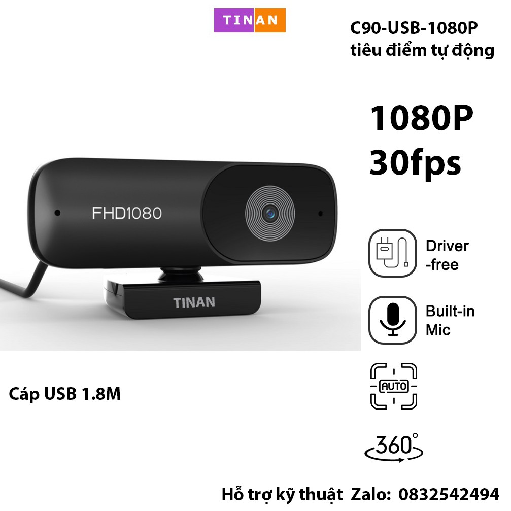 [ 1080P/2K/4K, Micro ] Webcam USB 2K Kèm Micro Phù Hợp Khi Phát Trực Tiếp, Dạy Học Trực Tuyến Hoặc Hội Nghị