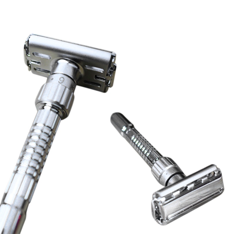 Bộ dao cạo râu cầm tay hình bướm có 9 tốc độ có thể điều chỉnh với 5 lưỡi dao và hộp đựng