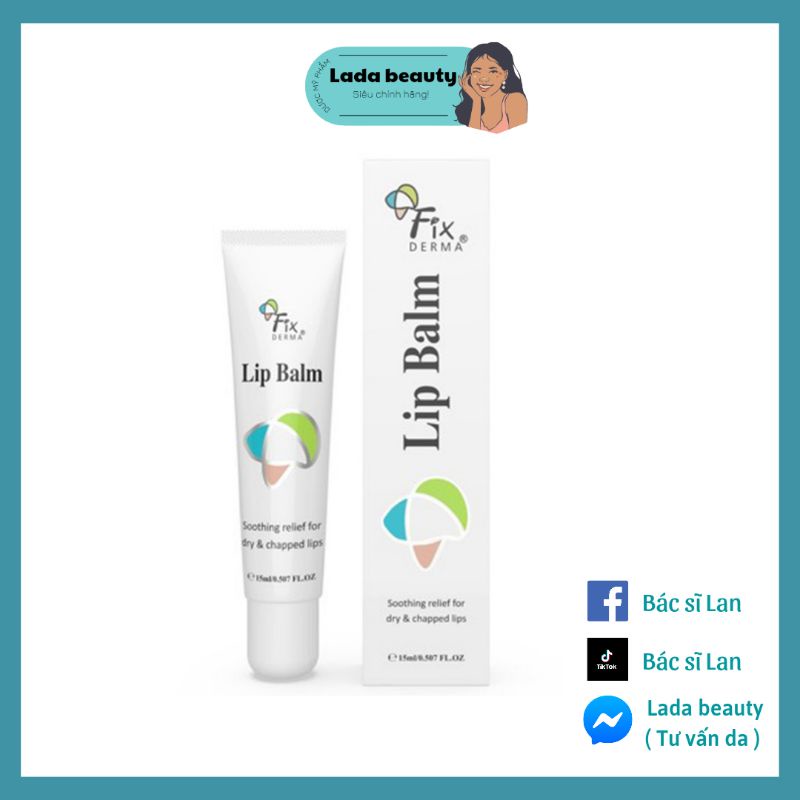 ✅[CHÍNH HÃNG] Son dưỡng môi Fixderma Lip Balm