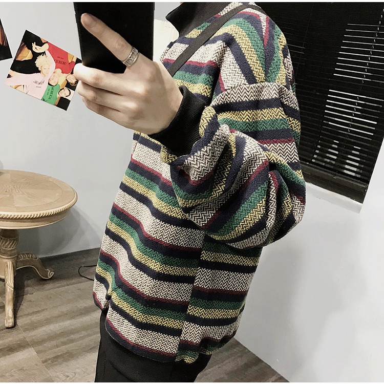 Áo Nỉ Tay Dài Phong Cách Hàn Quốc Thời Trang Nam Nữ