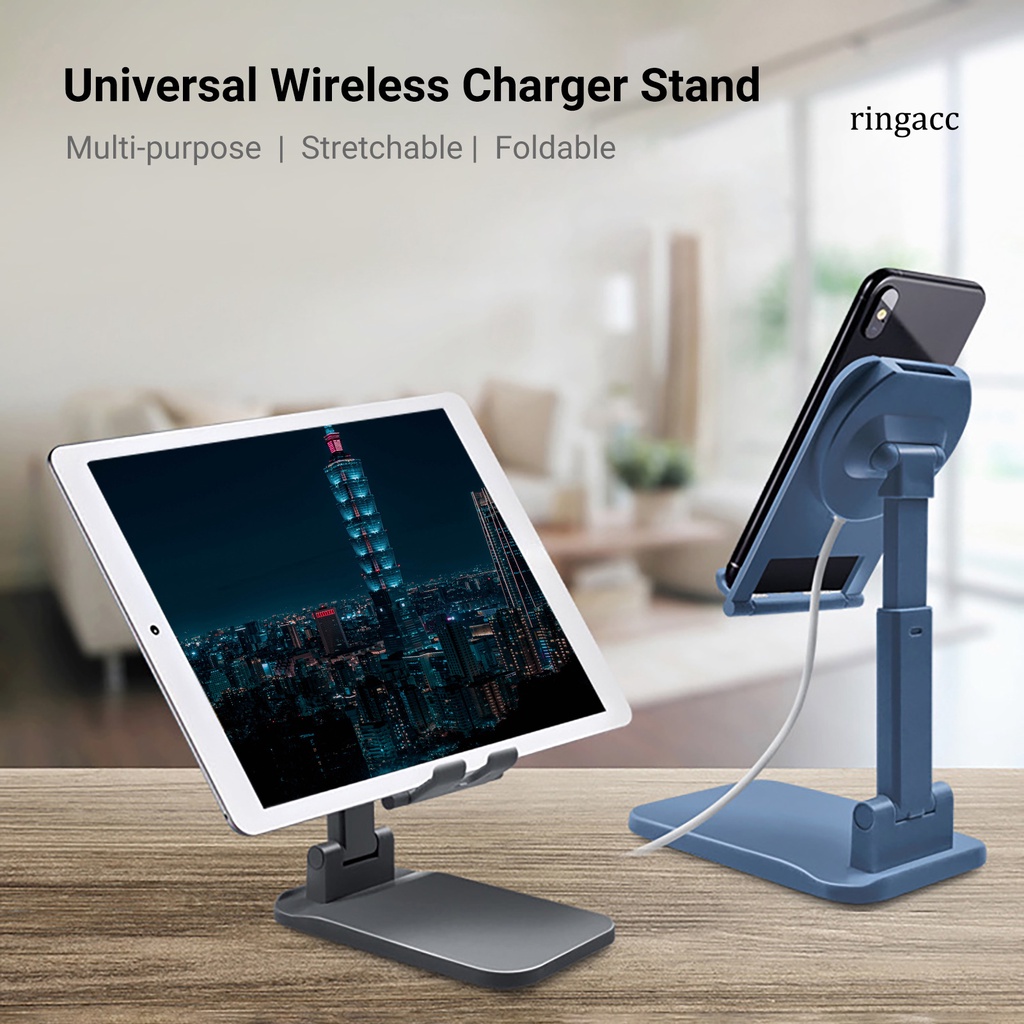 Giá Đỡ Điện Thoại Kiêm Sạc Không Dây Có Thể Gập Lại Đa Năng