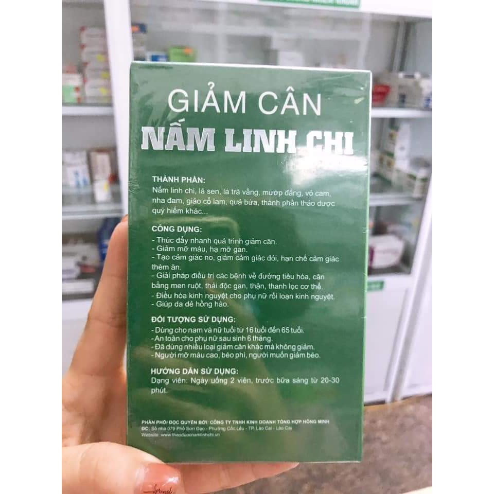 Giảm cân xanh Nấm Linh An toàn không chất cấm ( 30 Viên/ 15 ngày)) | BigBuy360 - bigbuy360.vn