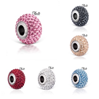 BeCharmed Pha Lê Swarovski Đính Đá Tròn S15mm