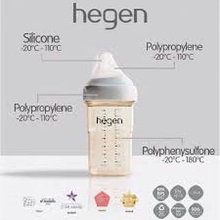 ✔️✔️ĐỦ SIZE✔️✔️]Bình sữa cao cấp Hegen 150 240 330ml .