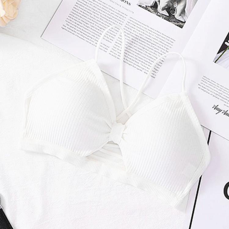 Áo ngực cá tính bra dây chéo hình sọc - Áo ngực bikini không gọng, tôn ngực 8175  LINHLOAN