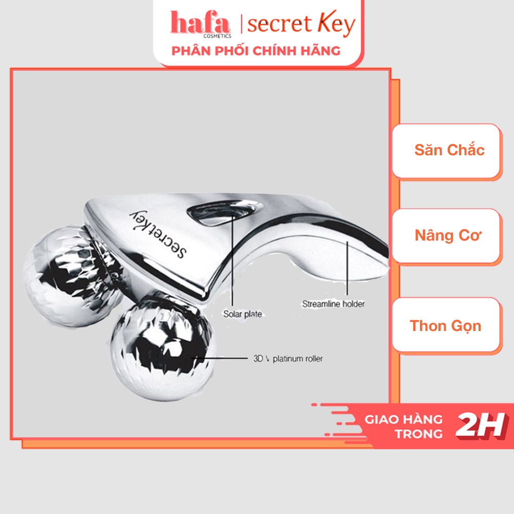 Dụng cụ Massage Cầm Tay Secret Key Micro 3D Face Roller _ Secret Key Chính Hãng