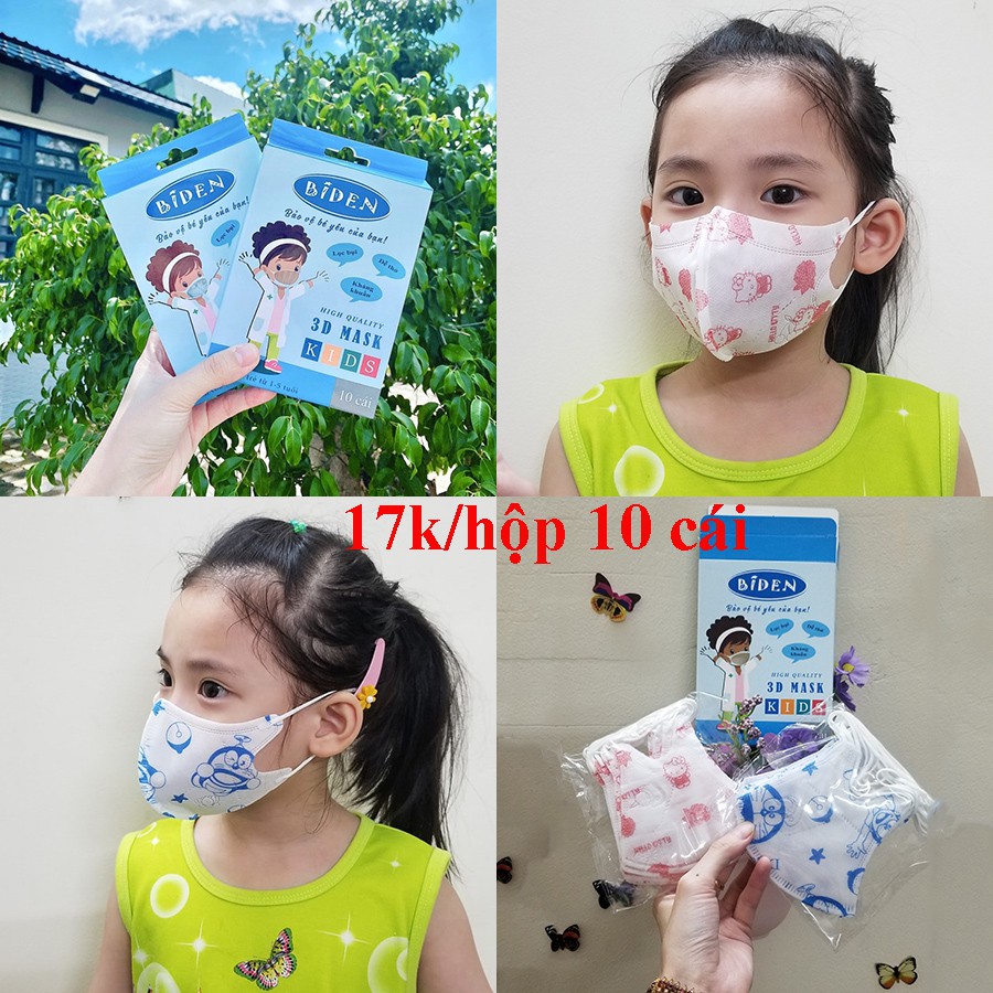 Khẩu Trang Trẻ Em 3D Mask BIDEN