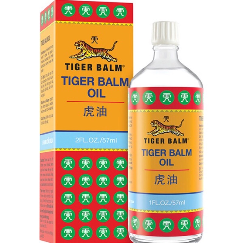 Dầu xoa bóp Tiger Balm Oil giúp giảm đau nhức, bầm tím, bong gân