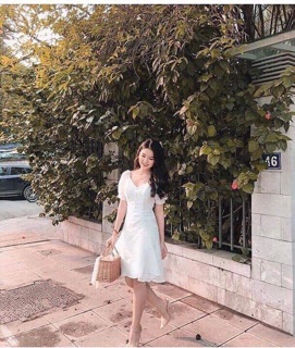 Váy tơ hàn lót lụa