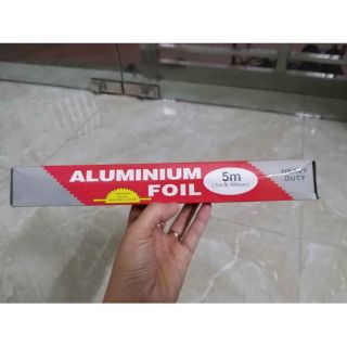 (BG) Giấy bạc bọc thực phẩm dùng cho bếp nướng, nồi chiên không dầu khổ lớn (5M*30CM)