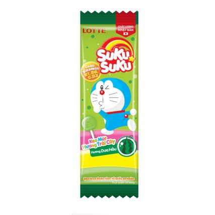 Kẹo Mút Trái Cây Doraemon Suku Suku Lotte 8g Đủ vị