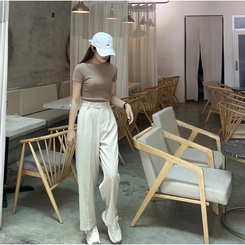Quần suông hàn quốc 216 , Chất xịn