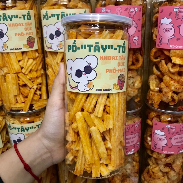 Khoai tây lắc phô mai