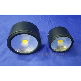 [X-LED] Đèn ống bơ, ống lon, lắp nổi, công suất 7W, 12W - 1 màu, 3 màu