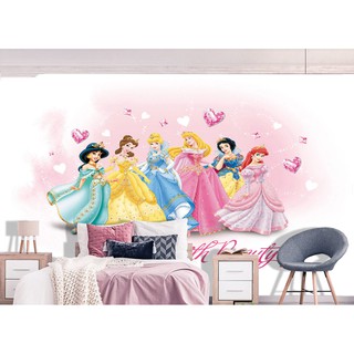 Tranh dán tường 3D 6 nàng công chúa BINBIN TB50
