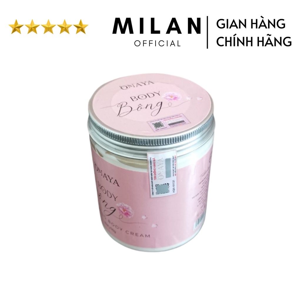 Kem body Bông 250g hàng xịn 2 tem check mẫu mới