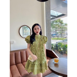 Váy cúc ngọc cổ đức xoè