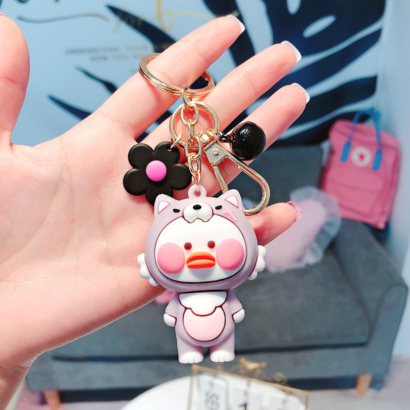 Móc Chìa Khóa Hình Chú Vịt Đáng Yêu