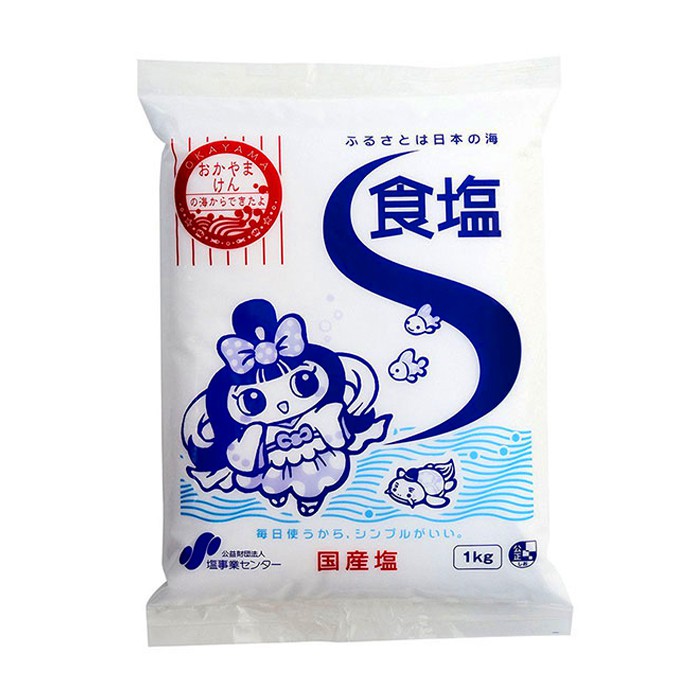 Muối tinh khiết  Nagasaki nội địa Nhật gói 1kg