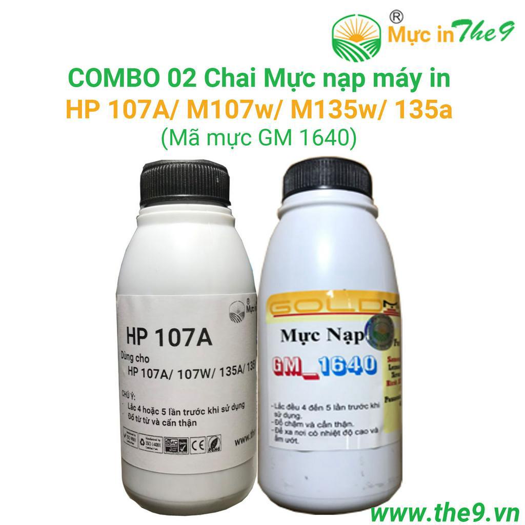 Tặng Phểu khi mua 03 chai mực Nạp máy in Hp 107A/ 107w/ W1107/ M135A/ M135w/ 137fnw  mới 100%