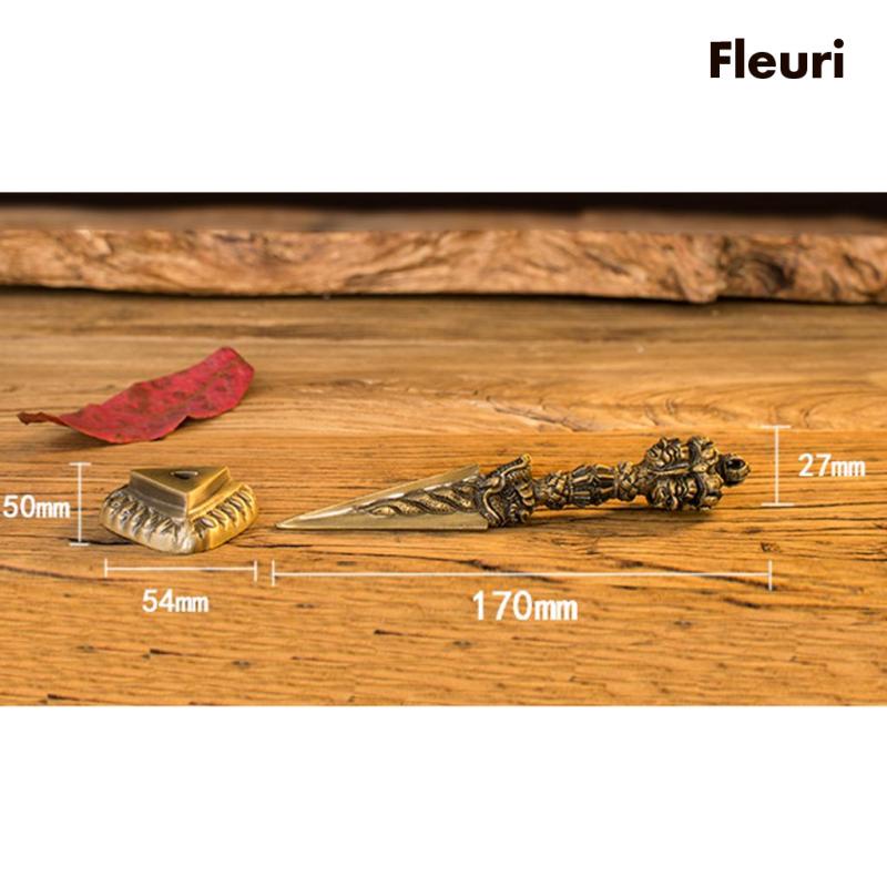 Bùa Hộ Mệnh Đồng Tây Tạng Dorje Vajra Amulet Phurba