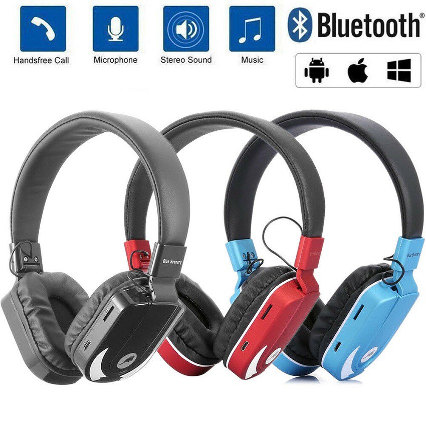 Tai nghe Bluetooth không dây chụp tai bs770, kết nối nhanh âm thanh sống động.