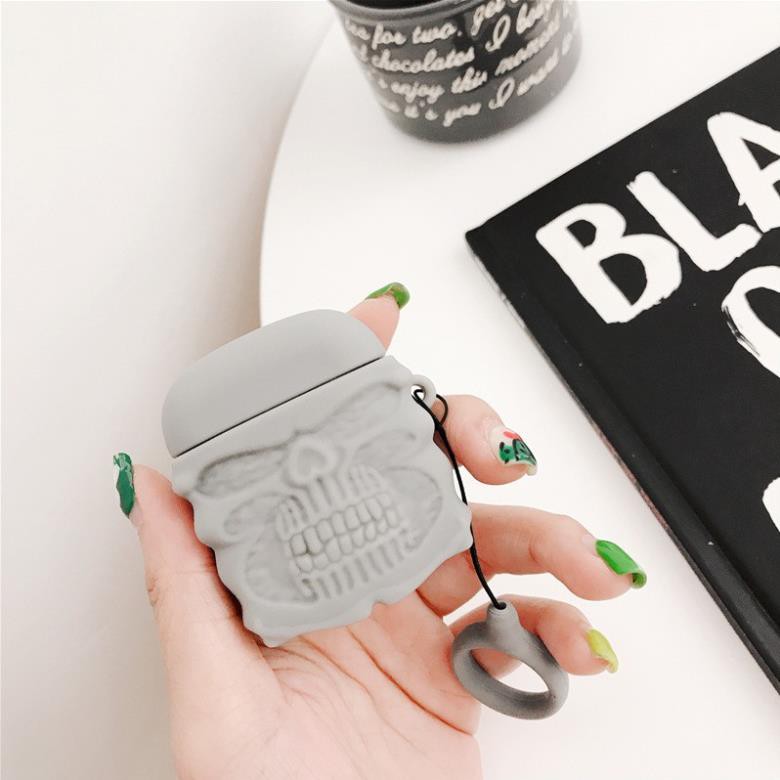 CAMSTORE CAMSTORE case airpods hình mặt đầu lâu