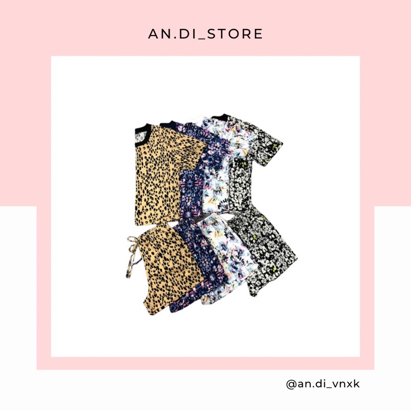AnDi.vnxk🔸Set bộ thun ngắn hoạ tiết - F.21