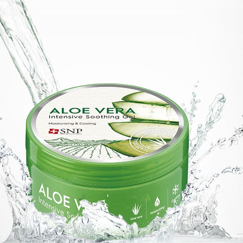 Gel Dưỡng Ẩm, Giảm Bỏng Nắng, Mát Da Tinh Chất Lô Hội, Ốc Sên SNP Aloe Vera 97%, Snail 99% Soothing Gel