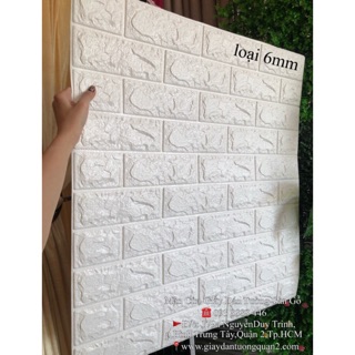 (Miền Nam) Xốp dán tường 3D loai 6mm loại đẹp