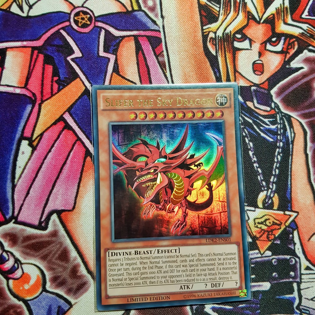 Bộ thẻ bài Yugioh: Tam thần Obelisk - Slifer - Ra | LDK2 Ultra Rare