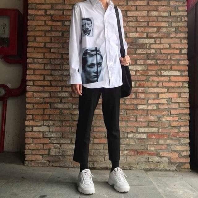 Sơ mi trắng TheMaze