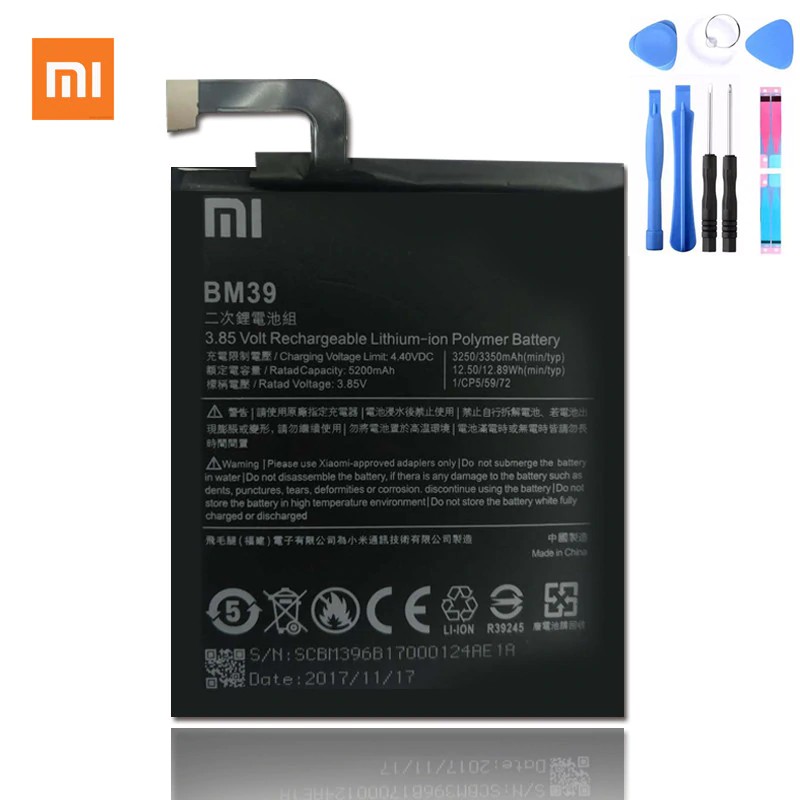 Pin Sạc Thay Thế Cho Xiaomi Mi6 - BM39 , Pin Xiaomi Mi6