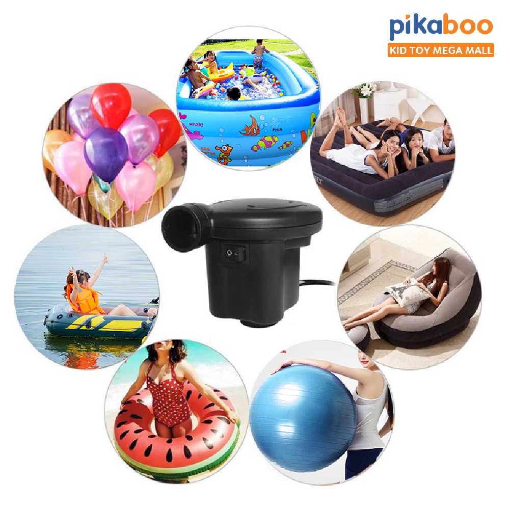 [LIFEMALL9915 - 12% đơn 99K] Bơm điện phao bơi Pikaboo hai chiều hút thổi bơm phao bể bơi tiện lợi nhanh chóng